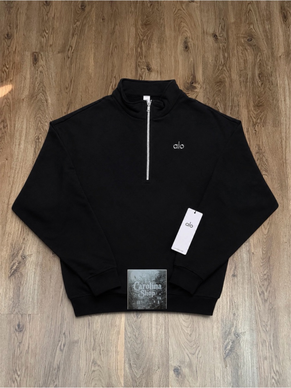 ALO Yoga Black Quarter-Zip Sweatshirt ⚫️